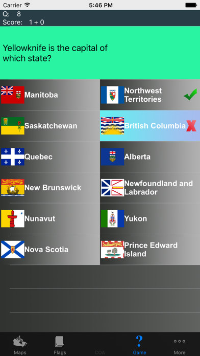 Canada Province Flags, Maps, Info screenshot 1