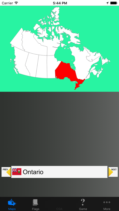 Canada Province Flags, Maps, Info screenshot 5