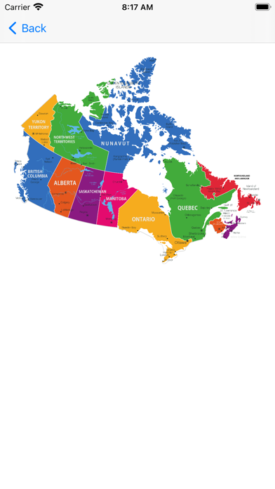 Canada Provinces Geo Quiz screenshot 2