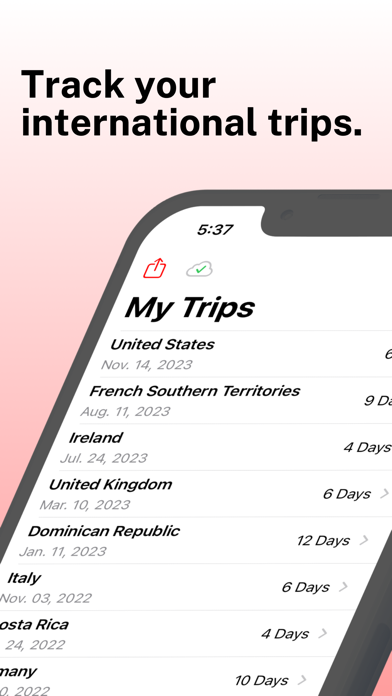 Canada Travel Journal screenshot 3
