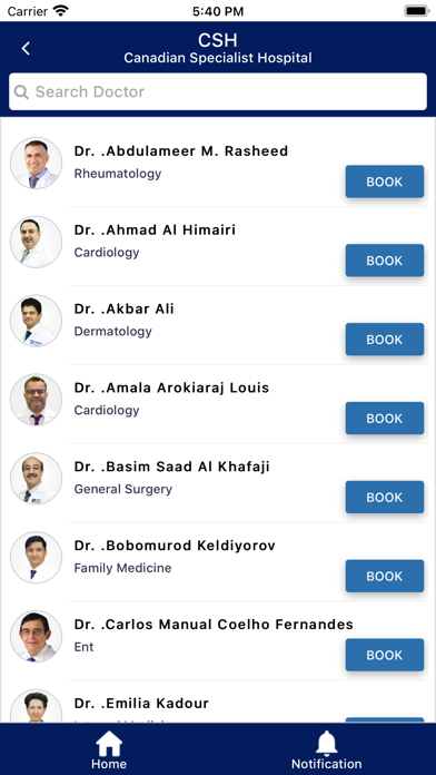 Canadian Specialist Hospital. screenshot 3
