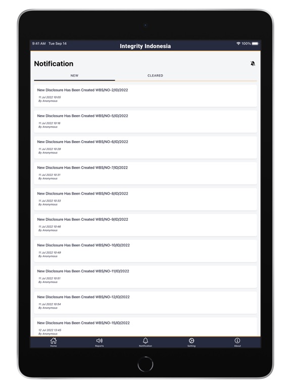 Canary Whistleblowing screenshot 3