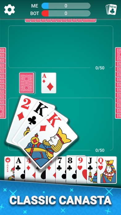 Canasta Classic Card Game screenshot 5
