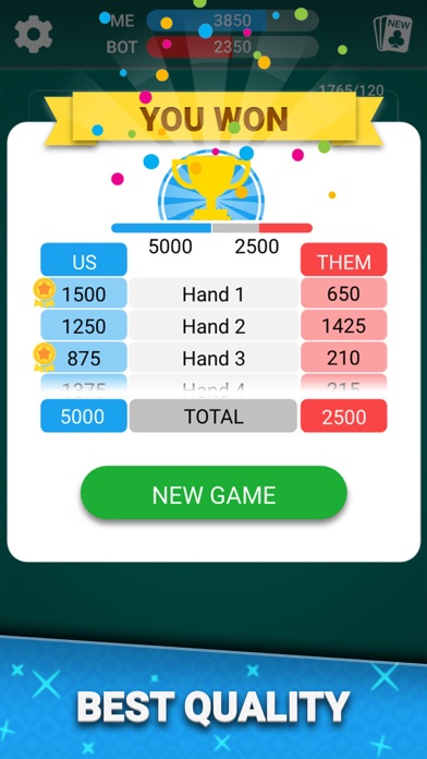 Canasta Classic Card Game screenshot 2