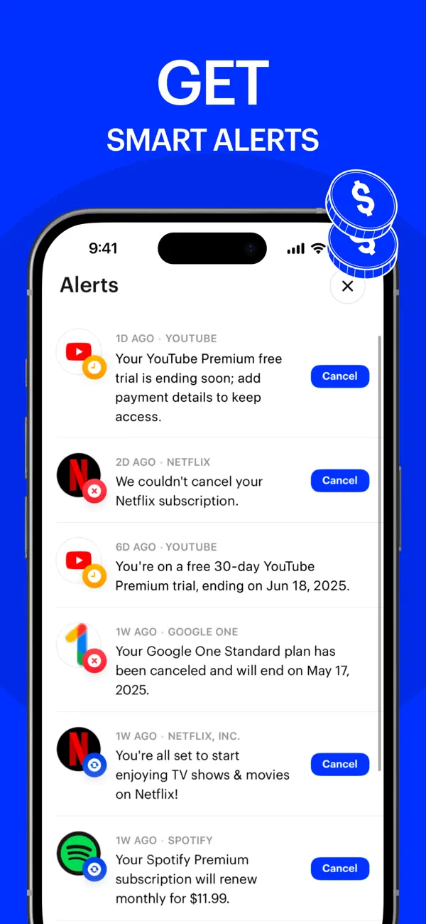 Cancel Subscriptions screenshot 1