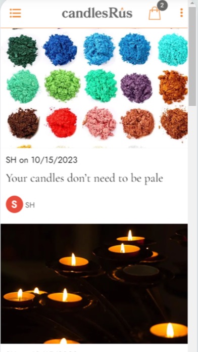 Candles R us screenshot 2