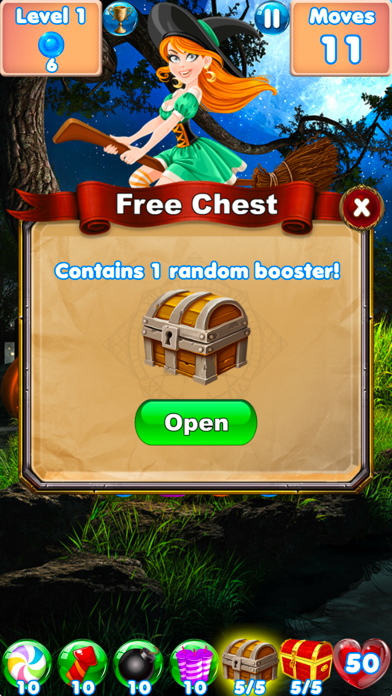 Candy Halloween Games Match 3 screenshot 1