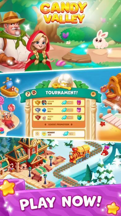 Candy Valley - Match 3 Puzzle screenshot 1