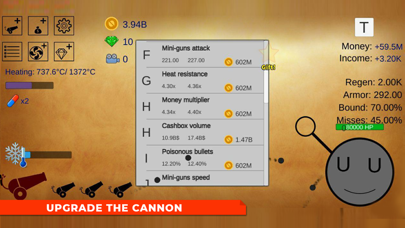 Cannon clicker: boom upgrade! screenshot 1