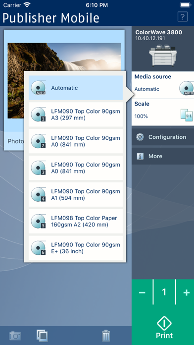 Canon Publisher Mobile screenshot 3