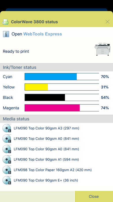 Canon Publisher Mobile screenshot 1