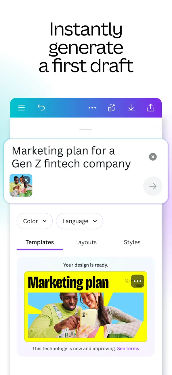 Canva: AI Video & Photo Editor screenshot 4