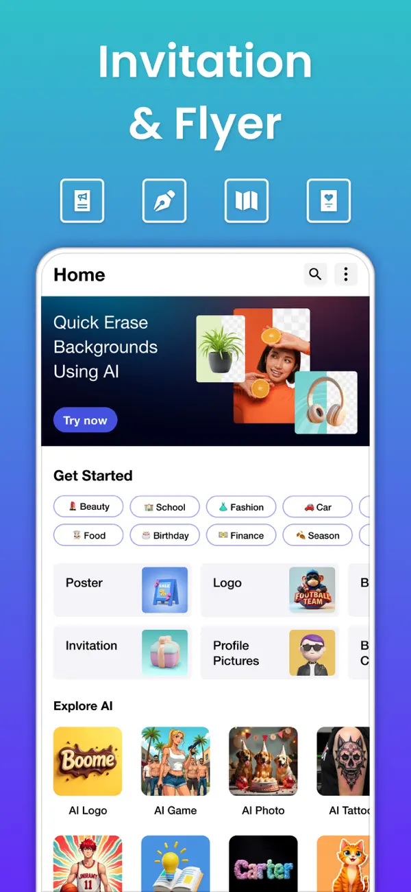 Canvas AI Logo + Poster Maker screenshot 4