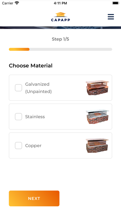 CapApp - Chimney Cap Builder screenshot 2