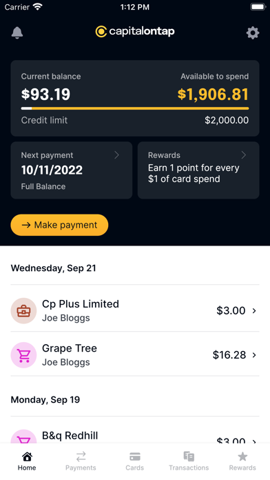 Capital on Tap screenshot 5