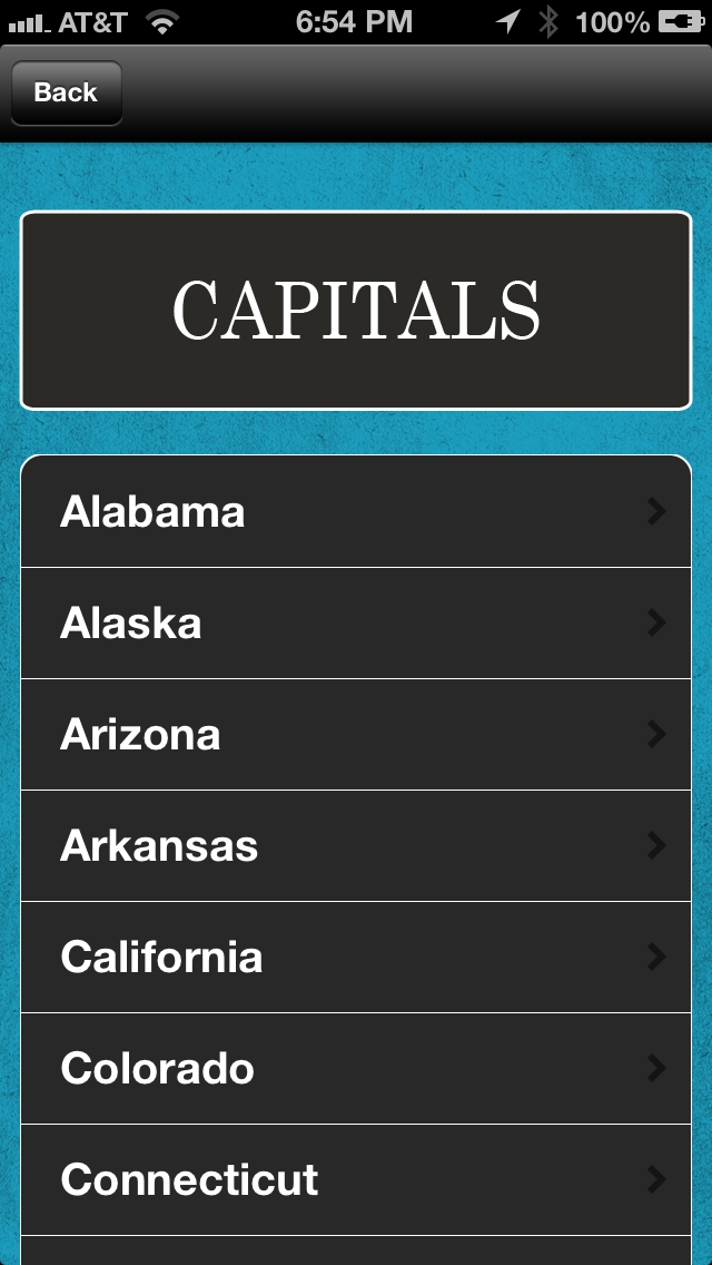 Capitals & States Quiz Game screenshot 3