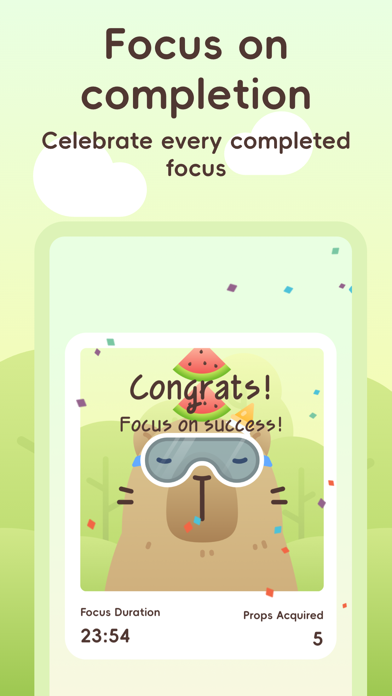 Capybara Focus·Pomodoro Timer screenshot 3