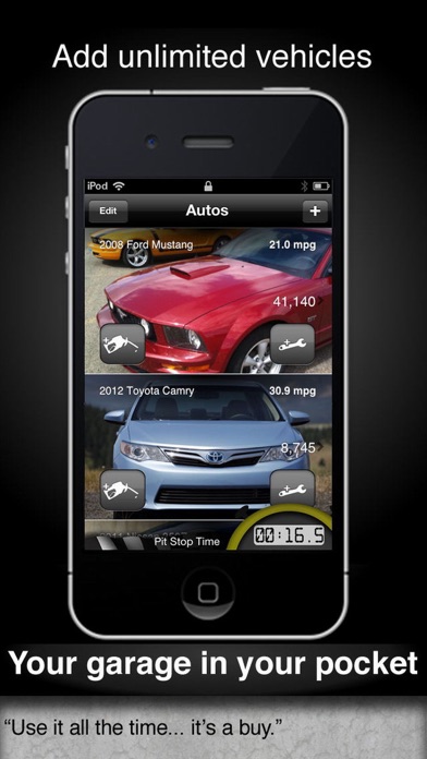 Car Care fuel & service log screenshot 4