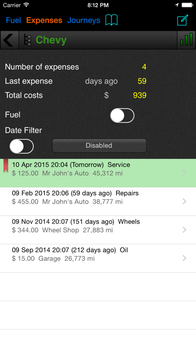 Car Logbook screenshot 3