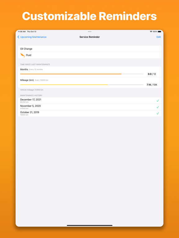 Car Maintenance Reminders screenshot 5