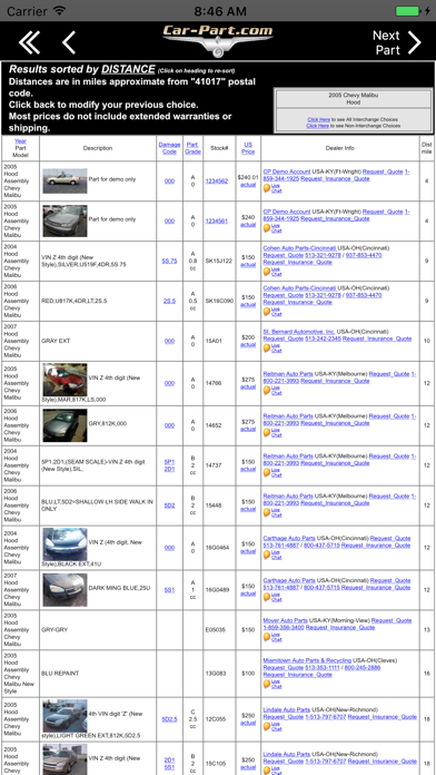 Car-Part.com Auto Parts Market screenshot 2