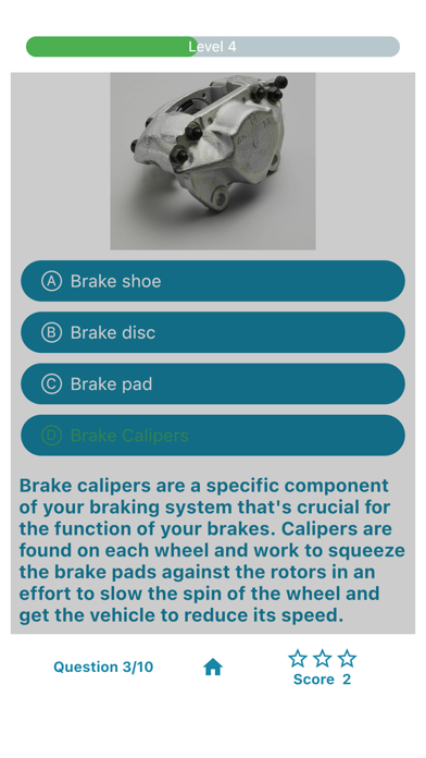 Car parts Quiz Game screenshot 2