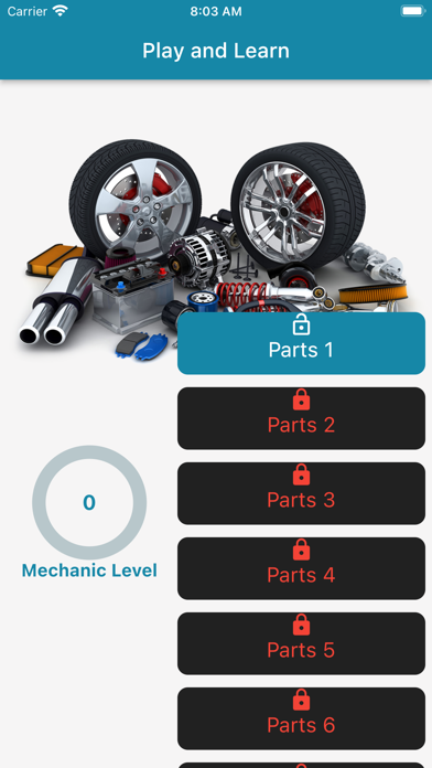 Car parts Quiz Game screenshot 4
