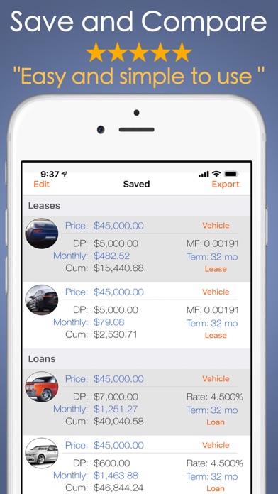 Car Payment Calculator Mobile screenshot 2