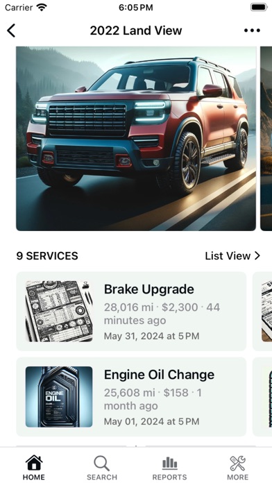 Car Services Log screenshot 2