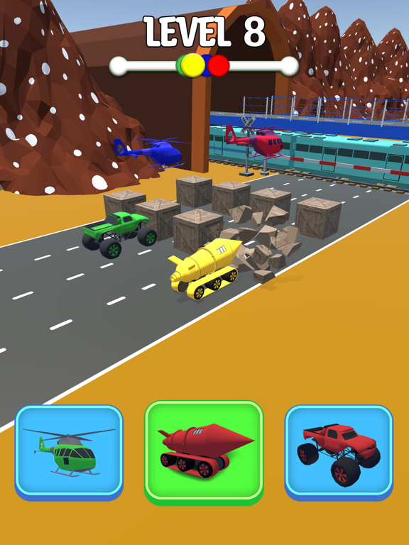 Car Shape Funny Transform Race screenshot 7