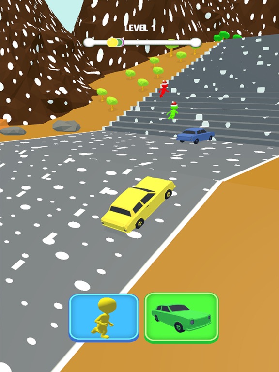 Car Shape Funny Transform Race screenshot 2
