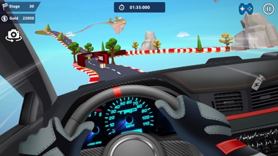 Car Stunts 3D - Sky Parkour screenshot 1