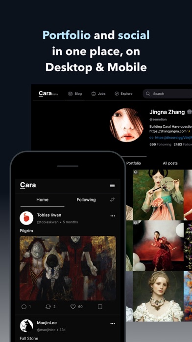 Cara: Art & Social screenshot 1