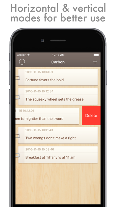 Carbon - the smartest notebook to store your ideas screenshot 1