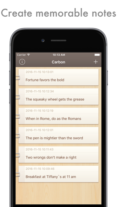 Carbon - the smartest notebook to store your ideas screenshot 4