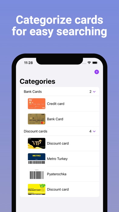 Card Holder: Discount & Credit screenshot 1
