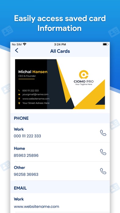 Card Scanner - Business Card screenshot 3