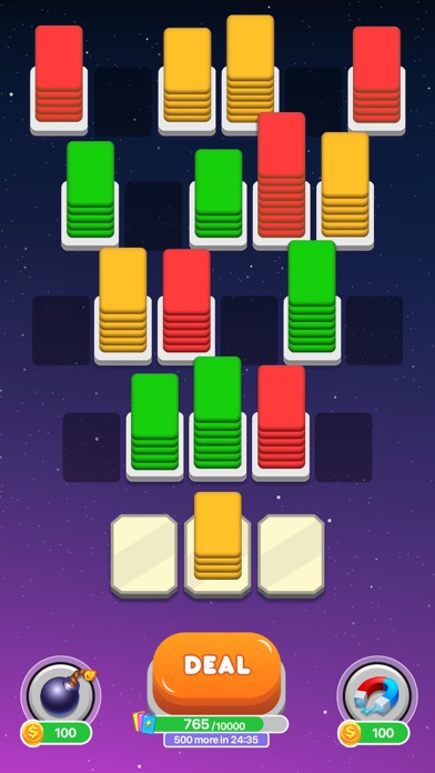 Card Shuffle - Color Sorting screenshot 2