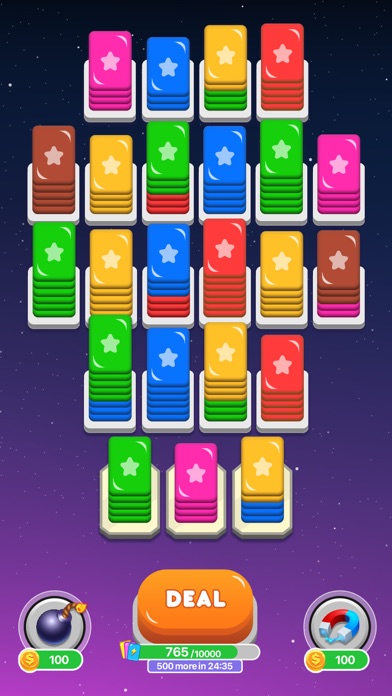 Card Shuffle - Color Sorting screenshot 3