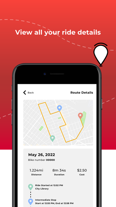 Cardinal Bikeshare screenshot 1
