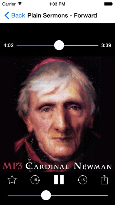 Cardinal Newman Audio Library screenshot 1