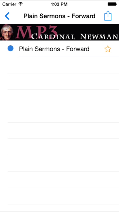 Cardinal Newman Audio Library screenshot 2