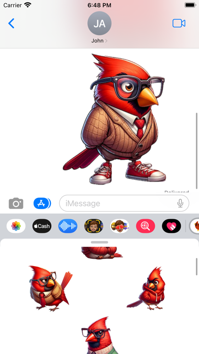 Cardinal Stickers screenshot 1