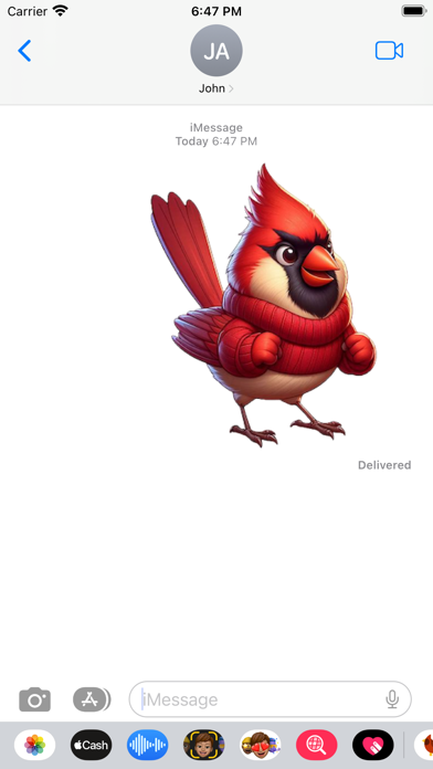 Cardinal Stickers screenshot 3