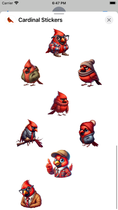 Cardinal Stickers screenshot 4