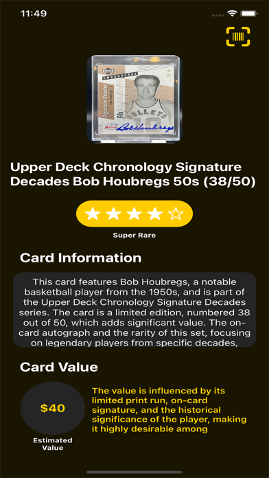 CardValue screenshot 1