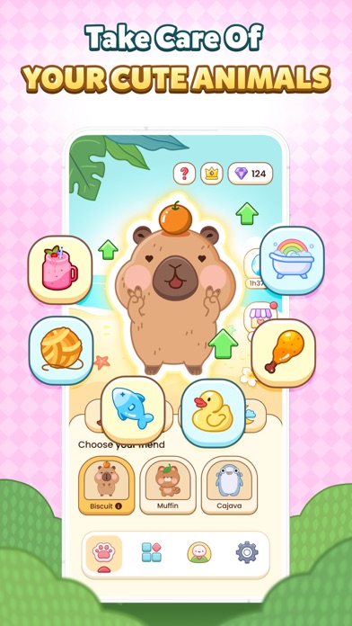 Care Pet Game - Screen Widget screenshot 5