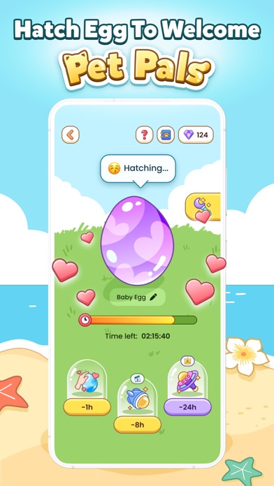 Care Pet Game - Screen Widget screenshot 2