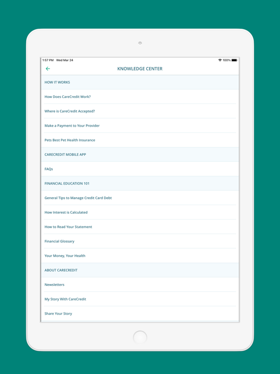 CareCredit Mobile screenshot 2