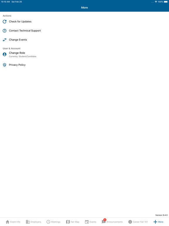 Career Fair Plus screenshot 1